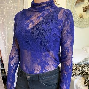 Free People lace top